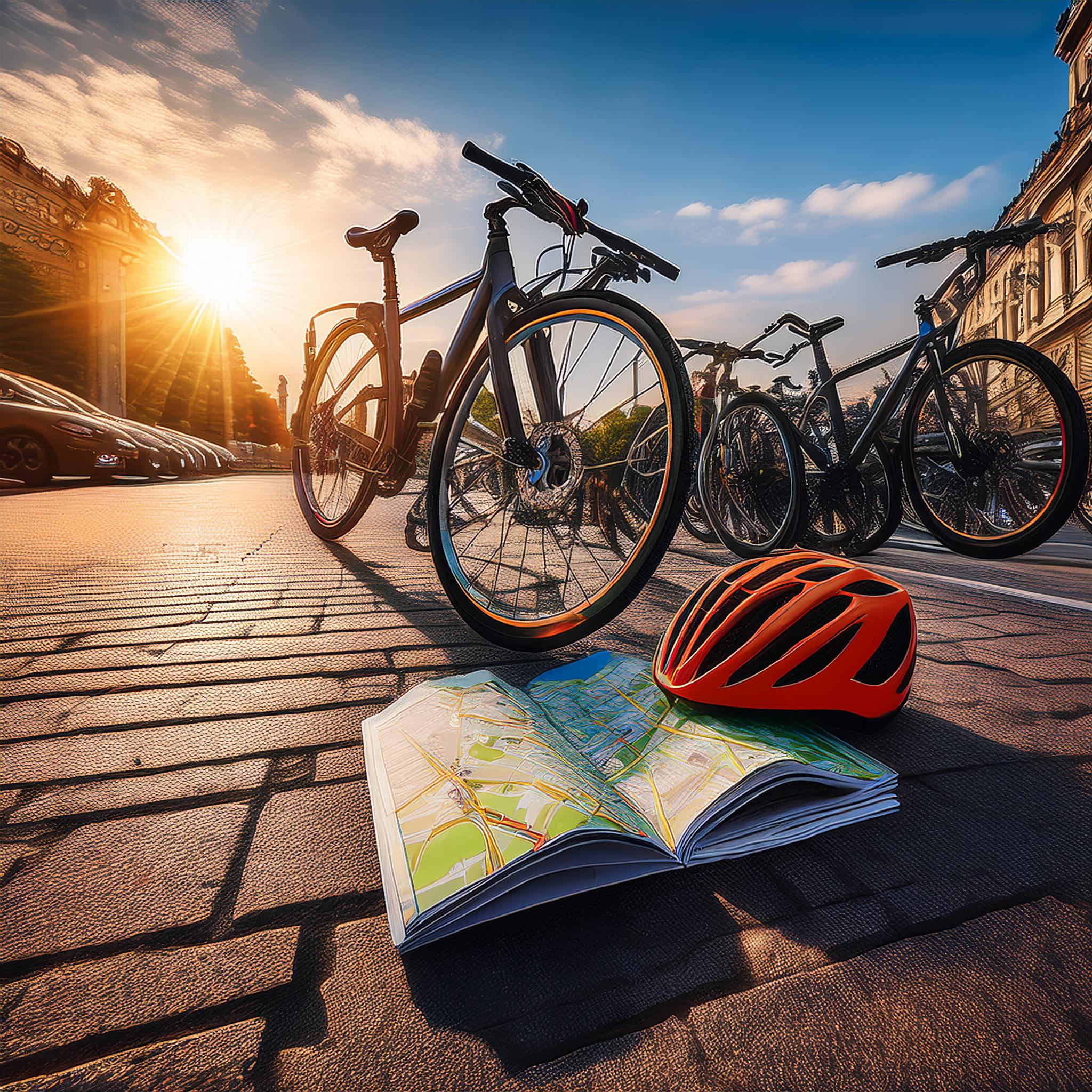 Elegante Fahrraddetails in klassischem Design